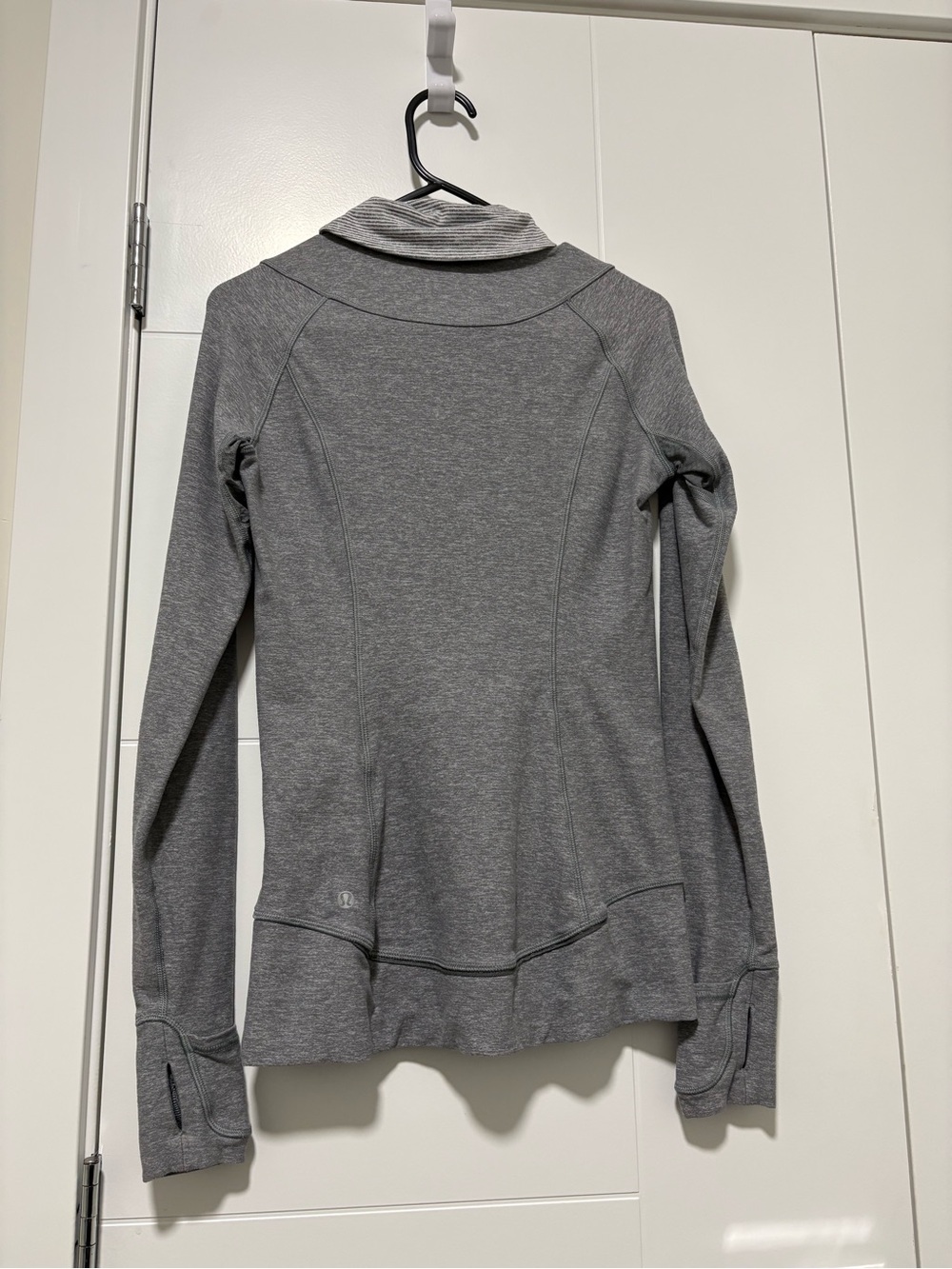 lululemon athletica Heather Gray Zip-Front Utility Jacket